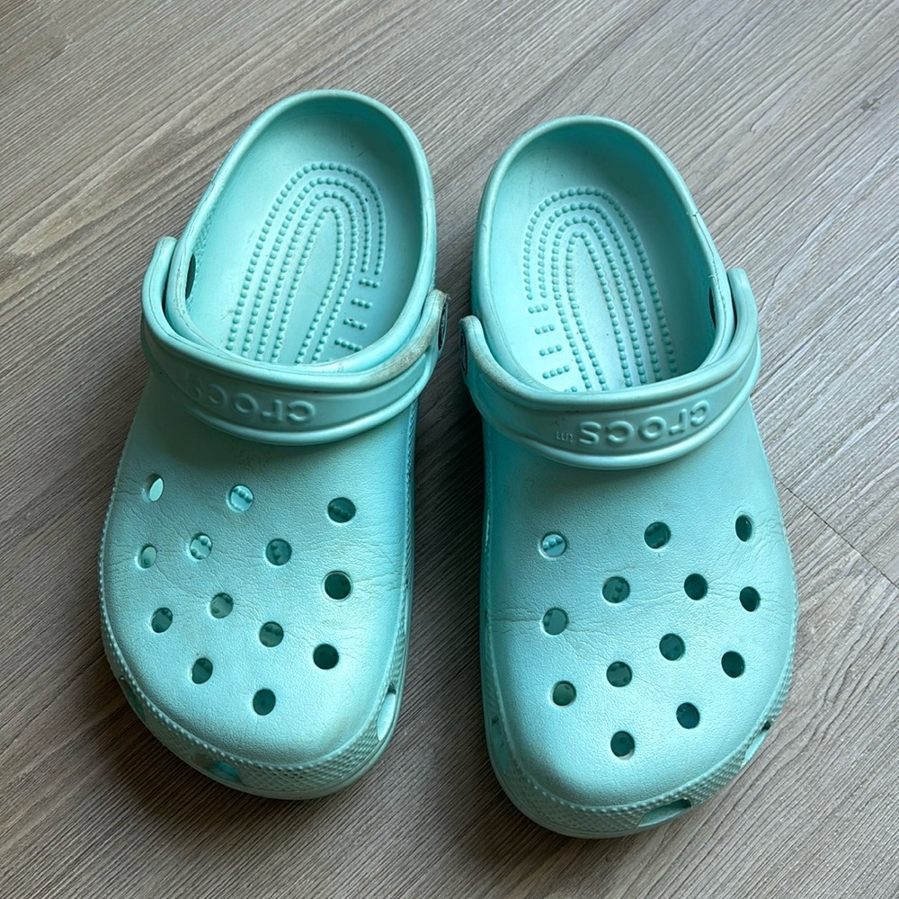 Blue Crocs